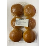 PÃO DE HAMBURGUER ARTESANAL SEM GERGELIM C/6 unidades- 1000*