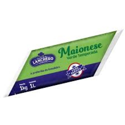 MAIONESE BAG VERDE/TEMPERADA 1KG - LANCHERO
