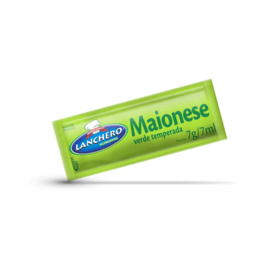 SACHE MAIONESE VERDE TEMPERADA - LANCHERO C/144un-5gr